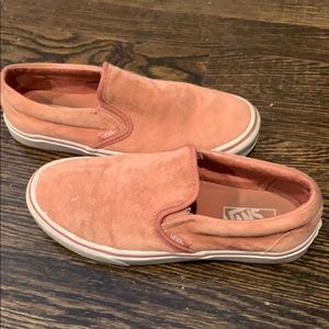 Pink Seude Vans